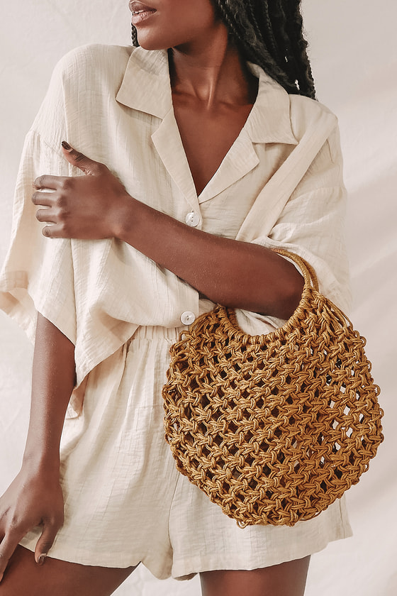 Lulus straw 2025 bag