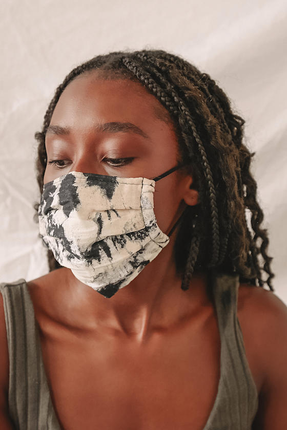 Cute and Covered Neutral Multi Cotton Face Mask Set 3 Pack 5