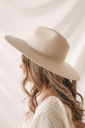 Wyeth Adrian - Beige Hat - Wool Hat - Fedora Hat - Lulus display picture 1