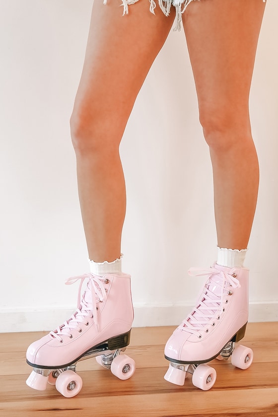 Women's Roller Skates - Pink Patent Roller Skates - Quad Skates - Lulus