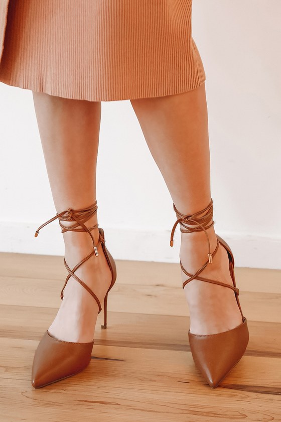 brown heels for work
