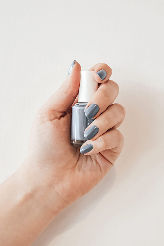 Toned Down Light Grey Nail Enamel 1
