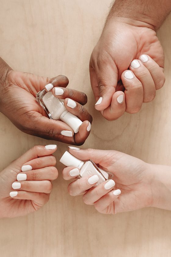Pre-Show Jitters Gel Couture Ivory Nail Polish 4