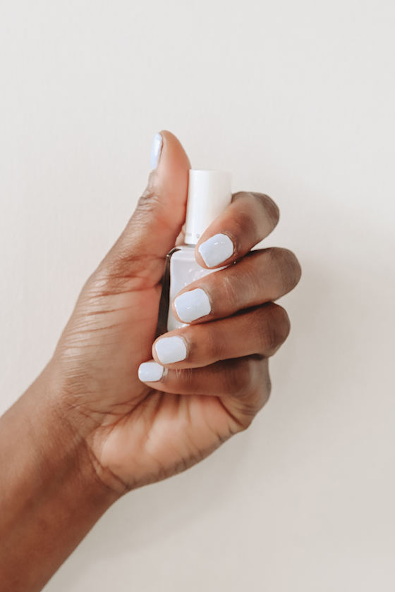 Perfect Posture Gel Couture Light Blue Nail Polish 4
