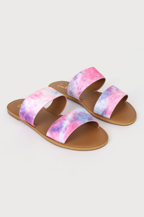 nike tie dye sandals