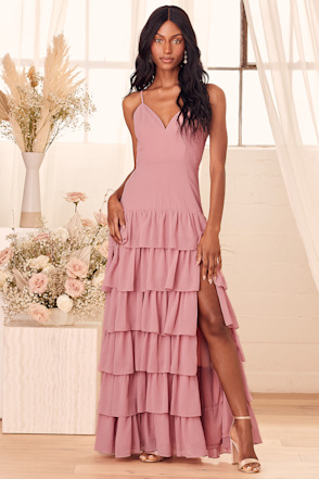 selfie leslie pink dress Blushing Ruffle Trim Midi Baby Its just what you need for a girly birthday celebration Selfie Leslie Dress New With