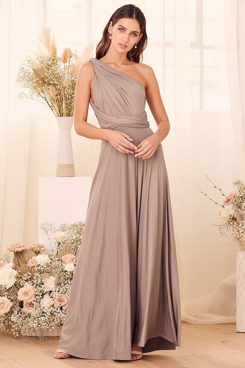 burnt orange bridesmaid dresses with cowboy boots Zapaka Women Matcha Bridesmaid Dress A Line Spaghetti Straps Chiffon Long Wedding Party Dress with Lace Up Back, Black / US6