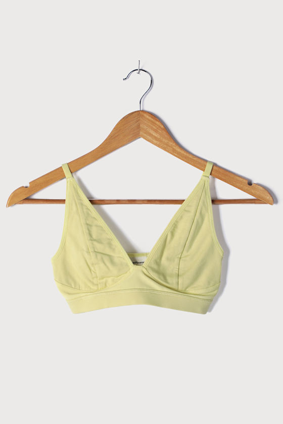 light green bralette