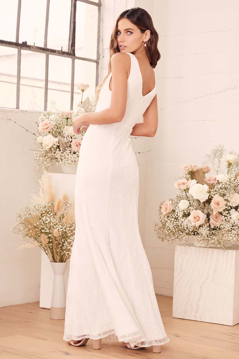 white lace and promises bridesmaid dresses Bridal Dresses