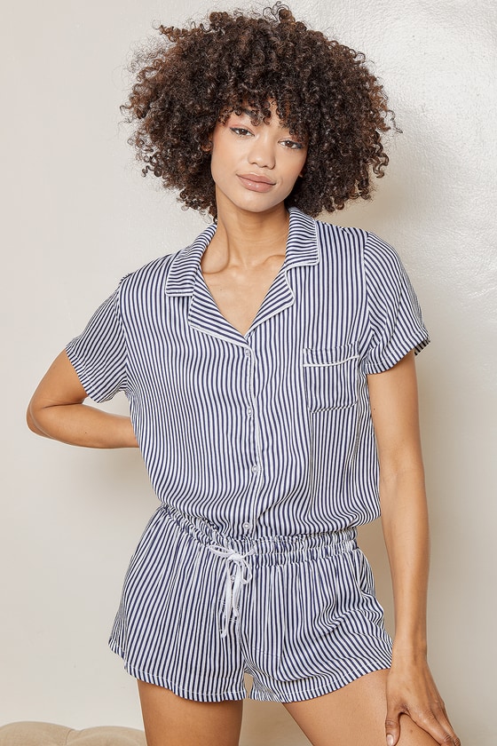 striped pajama set