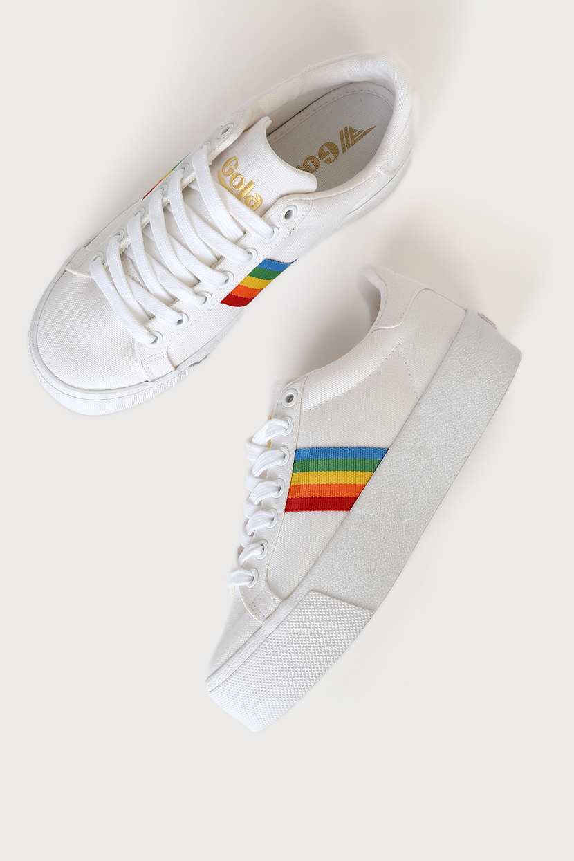 Gola Orchid Platform Shoes Vegan Shoes Rainbow Shoes Lulus