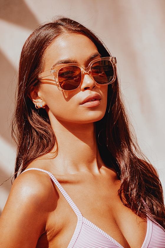 Sunny Perspective Yellow Square Sunglasses 1