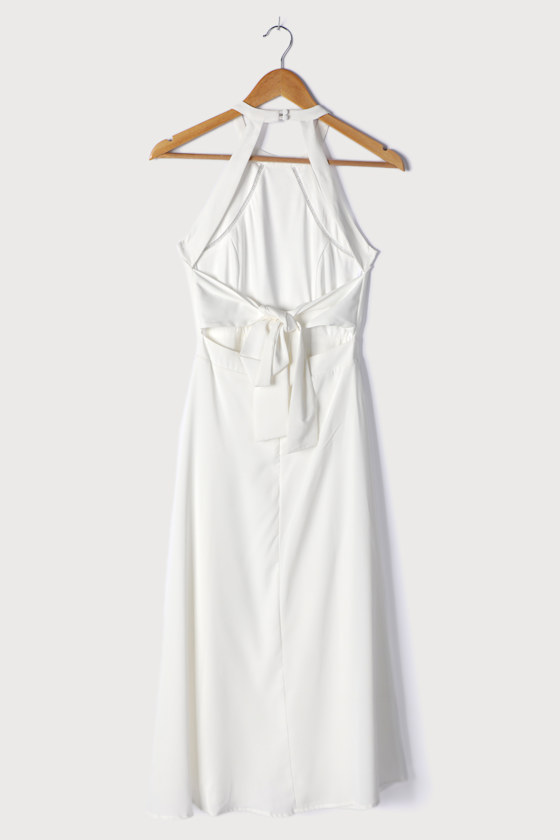 Summer Dream White Midi Dress - thumbnail 5