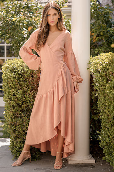 knee length dresses for ladies Victoria Silver Pink Angel Sleeve Mesh Midi Dress – Scarlett & Jo