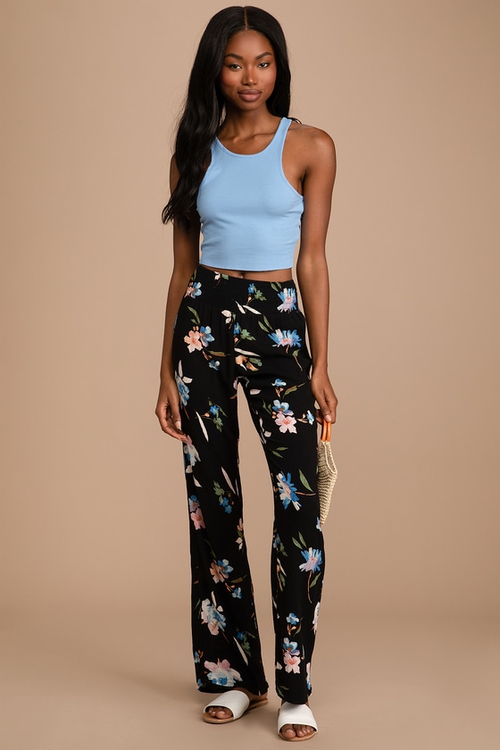 Chic Floral Pants | GRACE.GRIT.GLAMOUR. | Colorado Lifestyle & Fashion Over  40 Blog