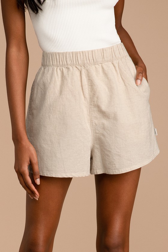Linen online beach shorts