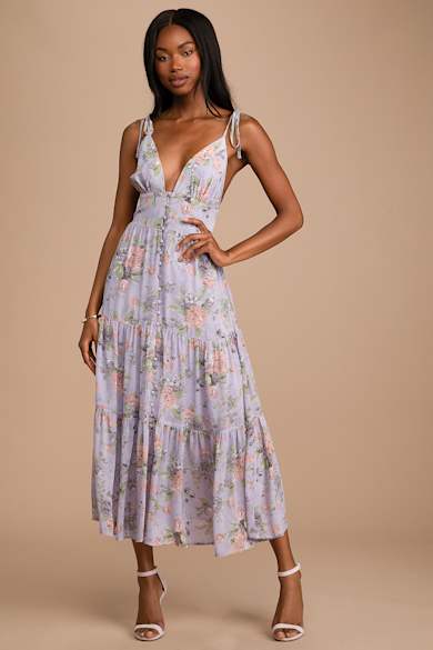 baby blue black tie dress Bae The Label main image 0