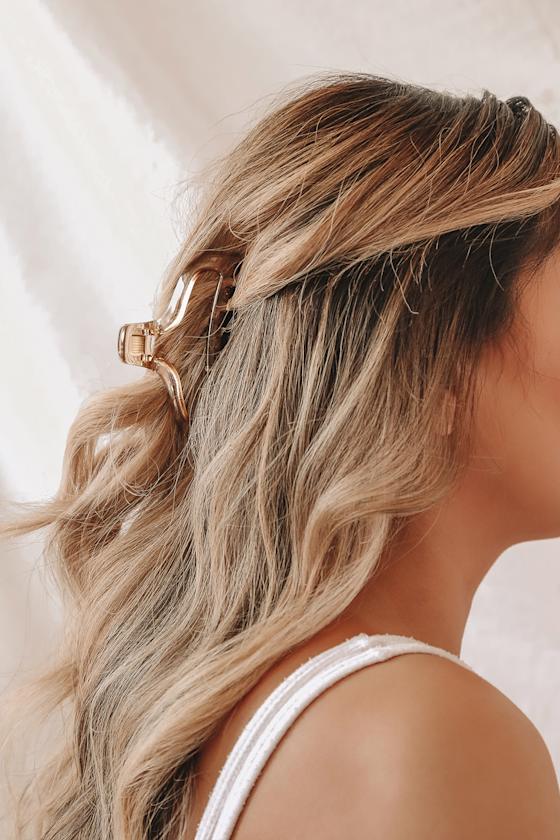 Yellow Hair Clip Transparent Hair Clip Claw Hair Clip Lulus