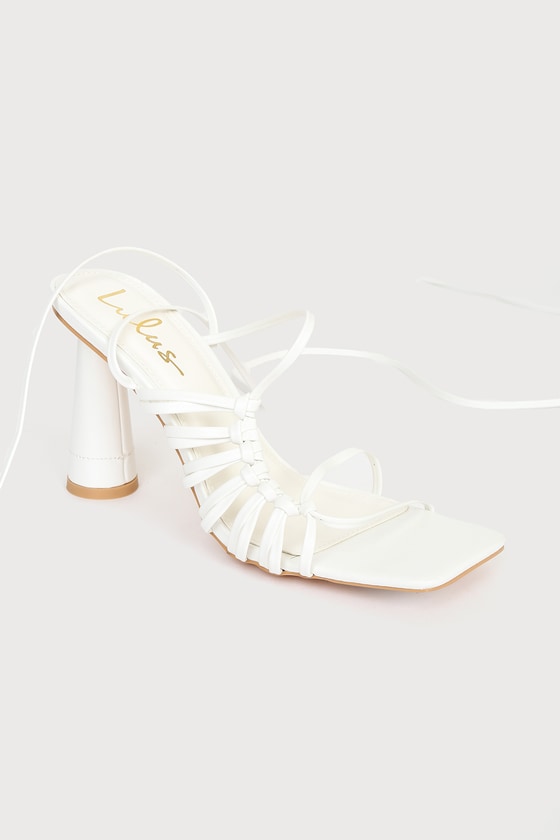 lace up high heel sandals