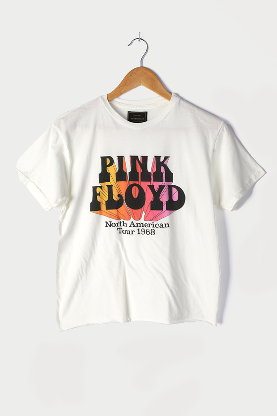 Retro Brand Pink Floyd North American Tour - Ivory T-Shirt - Lulus