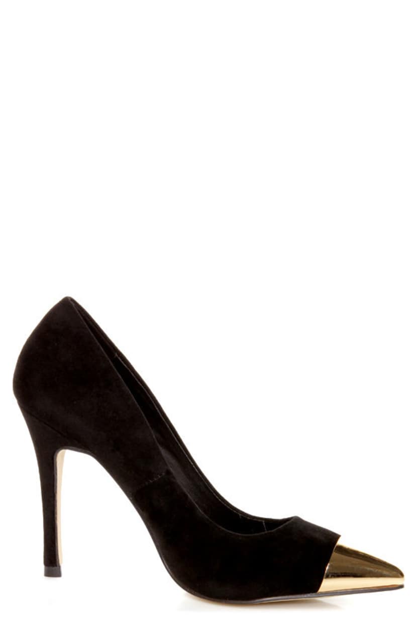 green emerald velvet dress The Imperial Black & Gold Leather Men Dress Shoe [EU-46 & US-13] main image 1