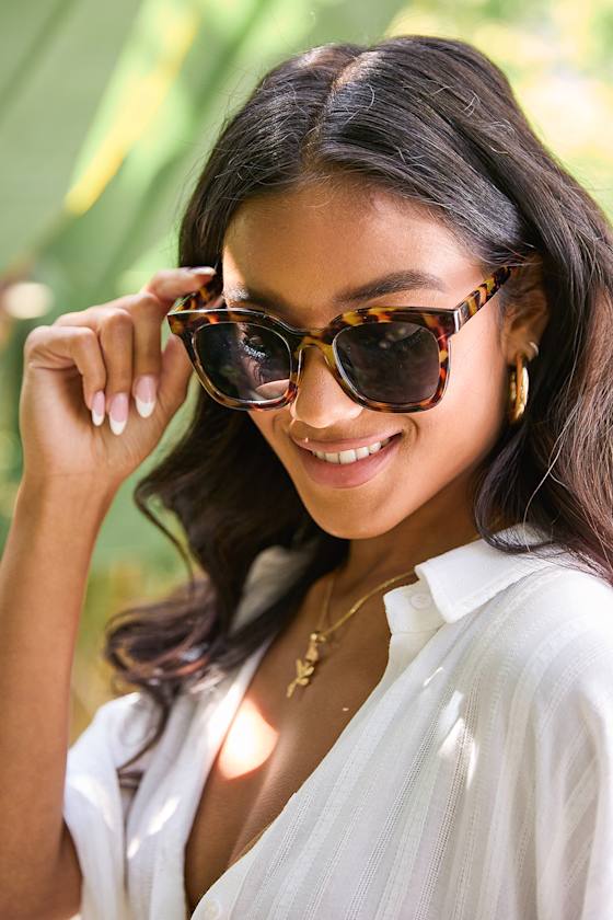 Line Up Brown Tortoise Sunglasses 1