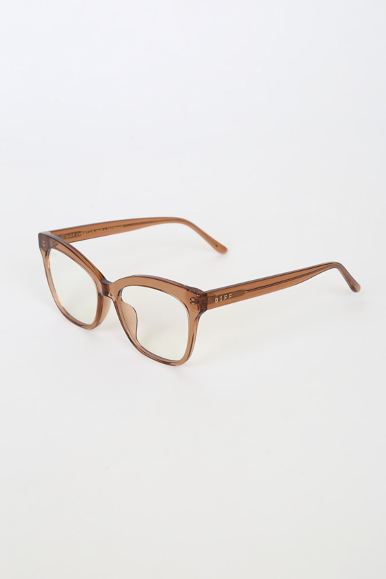 Winston Dunes Crystal Brown Blue Light Block Glasses 2