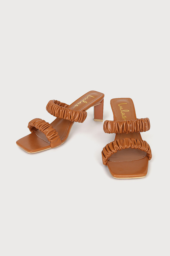Twyy Medium Nude High Heel Sandals 1