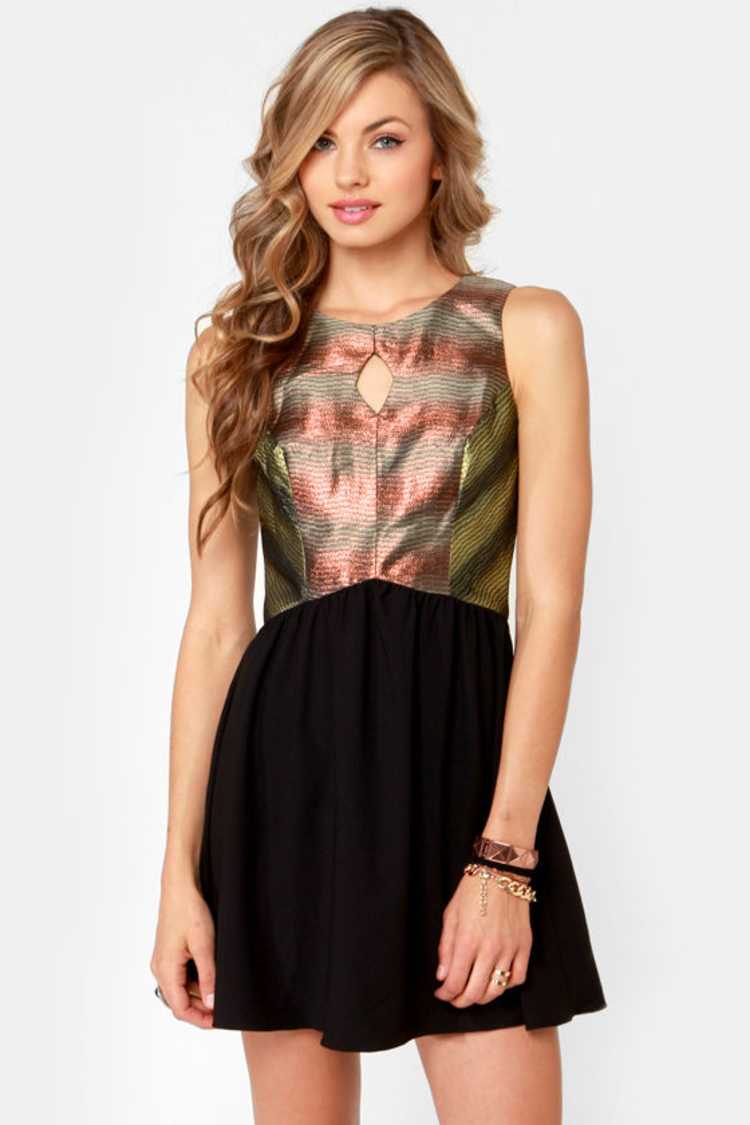 Ladakh Glam Dress - Black Dress - Brocade Dress - $114.00 - Lulus Ladakh Glam Dress - Black Dress - Brocade Dress - $114.00 - Lulus