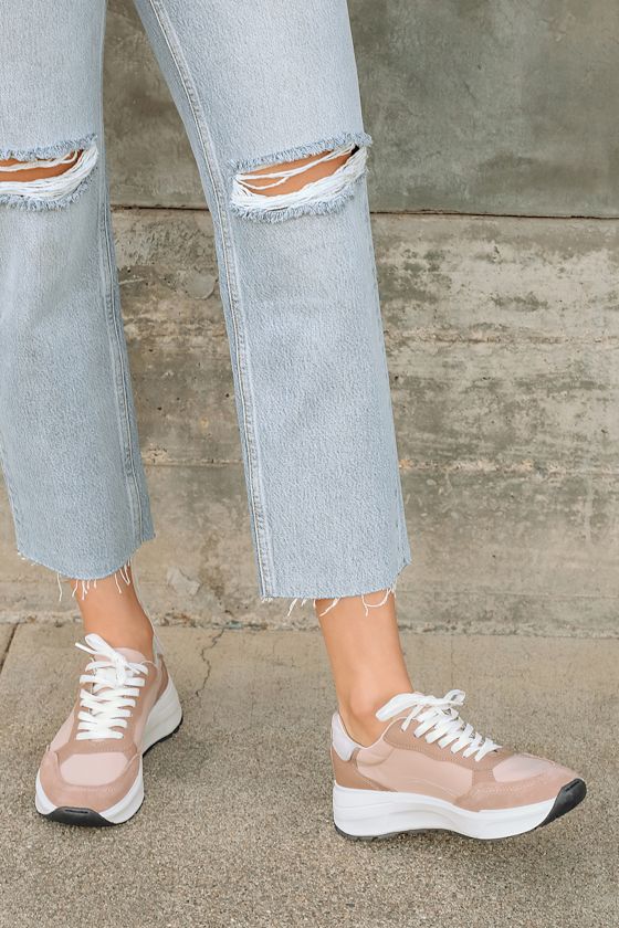 Janessa Dusty Pink Multi Sneakers 1