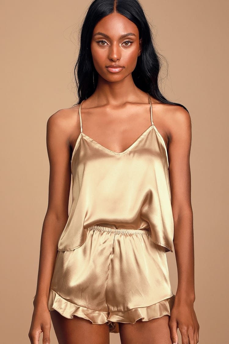 satin nightwear long