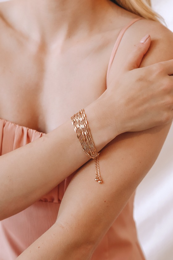 Bold Rolo Chain Bracelet – Design Gold Jewelry