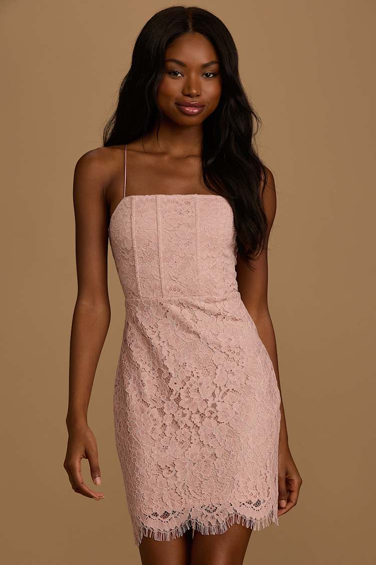 brown mini dress Edikted Rafaella Ruched Halter Mini Dress - DARK Brown