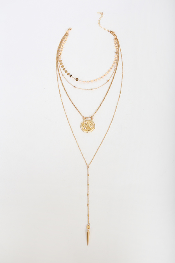 Valletta Gold Layered Necklace 1