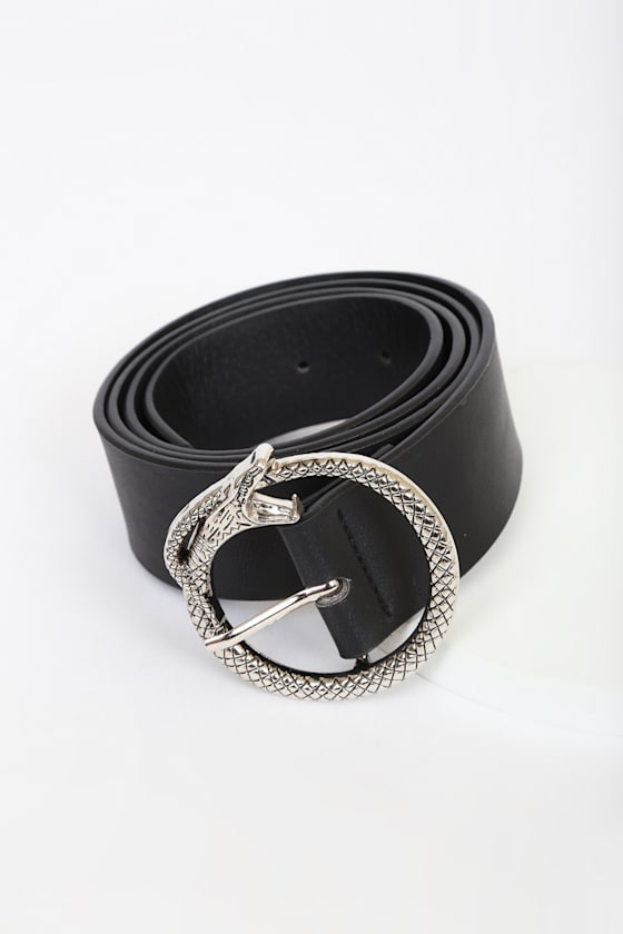 For Goodness Snake Silver and Black Belt 6