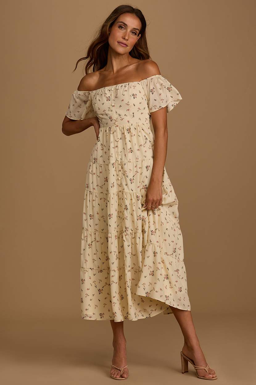 chinese dress ladies Daydreamer Maxi Dress in Lavender – HAEL XIII main image 0
