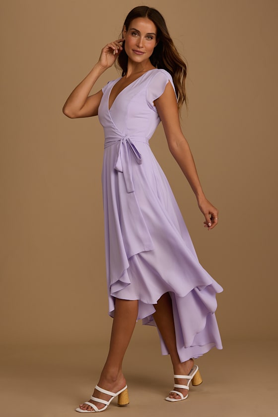 French Countryside Lavender High-Low Dress 5
