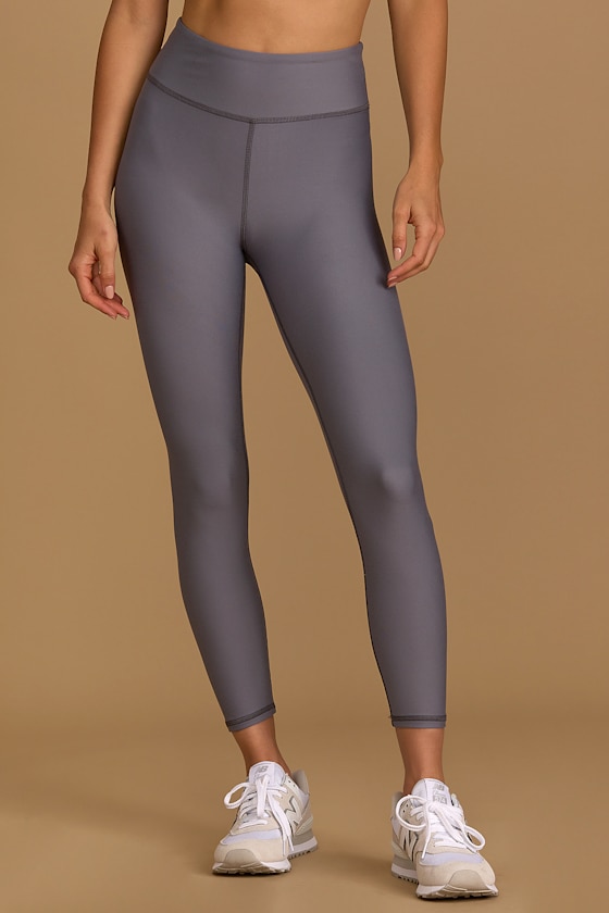 MVP Moves Slate Blue High Waisted High Impact Leggings 9
