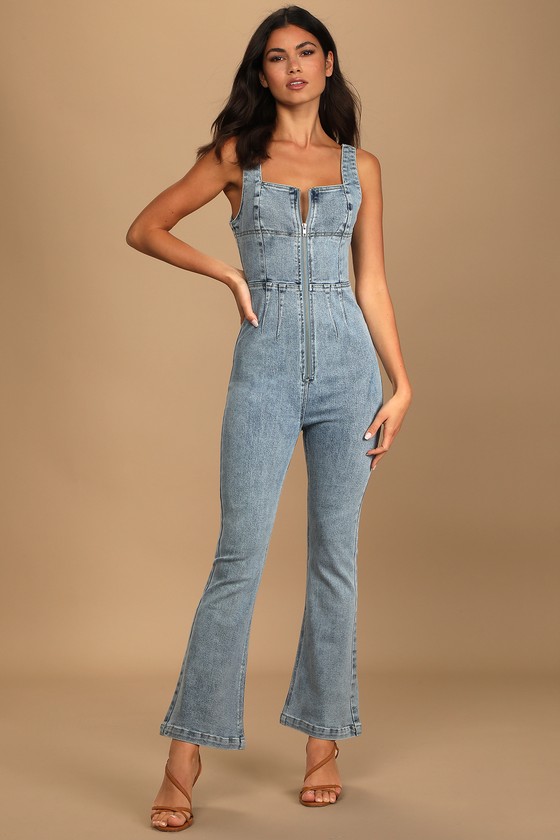 Amazon.com: TYATVS Jean Jumpsuit for Women Y2k Clothing Y2k Aesthetic Y2k Romper  Denim Flare Jumpsuit 2000s Fashion (Small,Small) : Clothing, Shoes & Jewelry