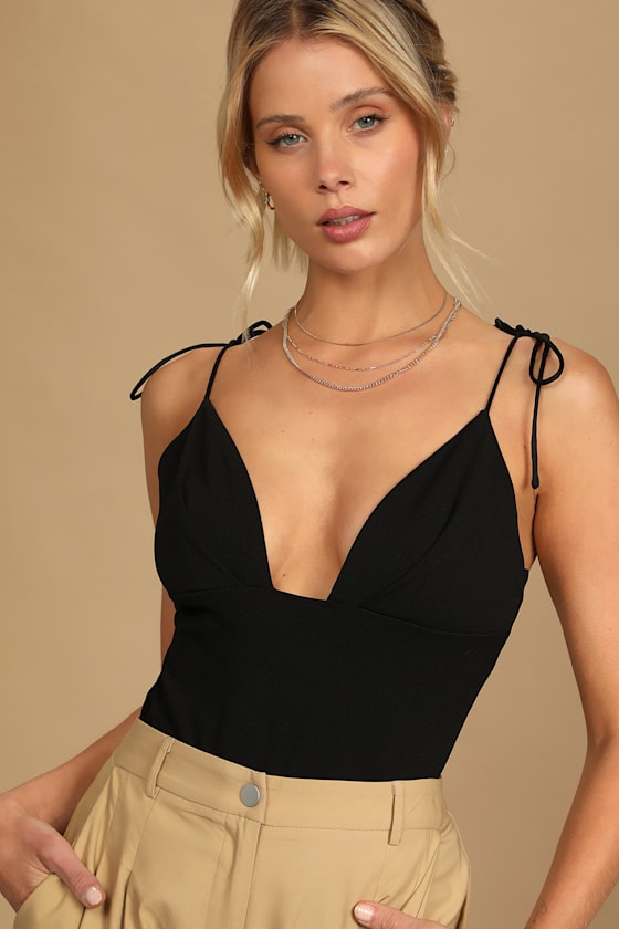 Strappy Sleeveless Tie Bandage Set (Bodysuit&Pants)