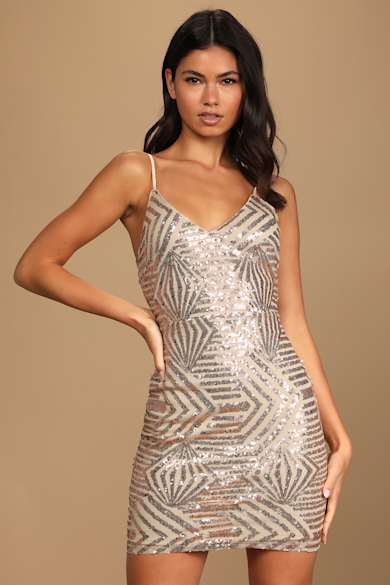 Shop Sequin Dresses Sparkly Dresses In Gold Silver Rose Gold Lulus