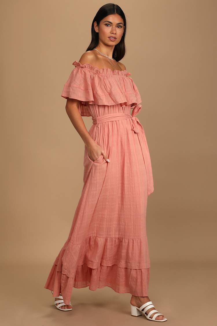 long sleeve maxi dress pastel VERELLA MAXI IN PASTEL PINK | CULT MIA