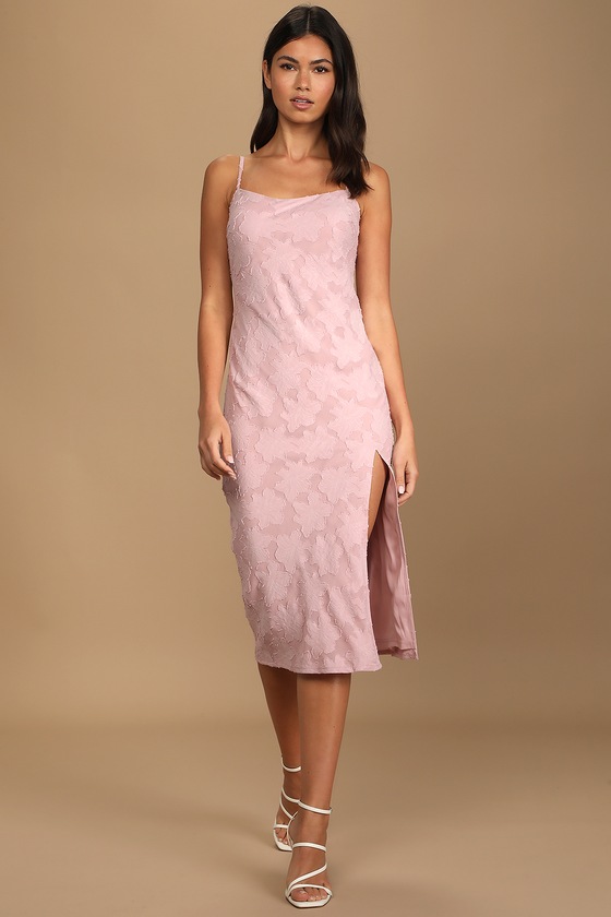 mauve summer dress