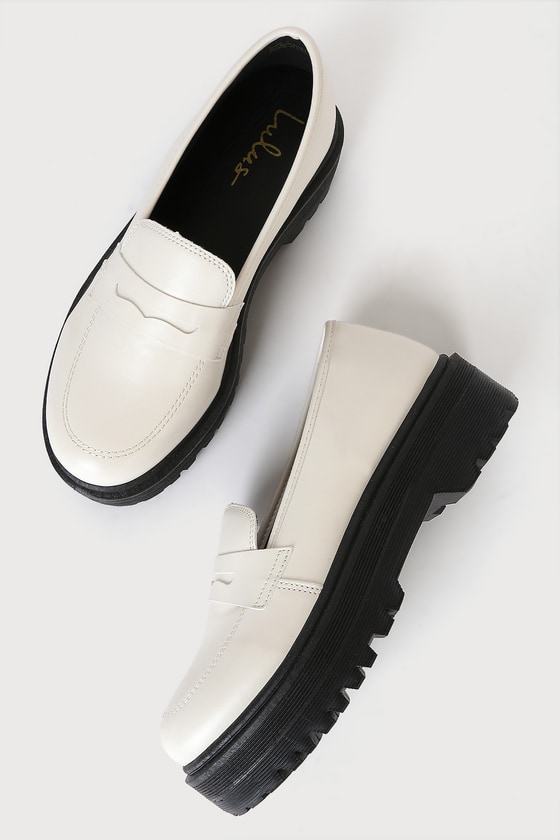 white slingback loafers
