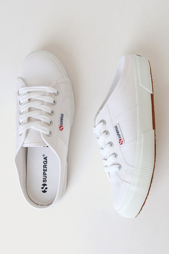 Superga classic canvas slip-on sneakers hotsell