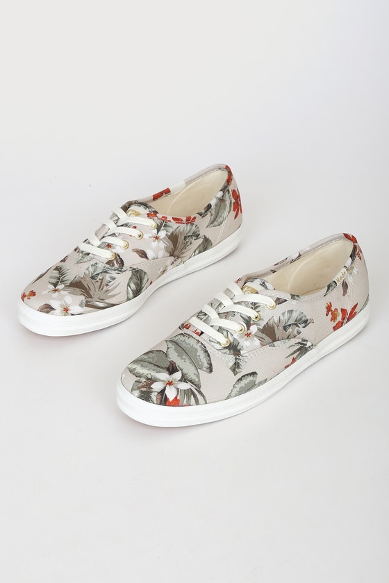 Keds floral print discount sneakers