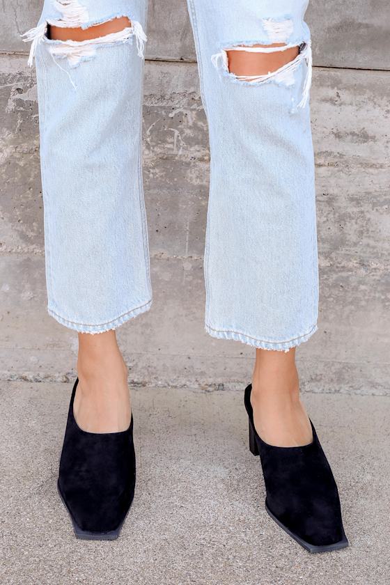 靴 Bit Square-Toe Mules 38 Bit Square-Toe Mules 38