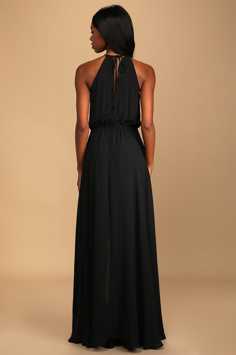 Essence of Style Black Maxi Dress Essence of Style Black Maxi Dress