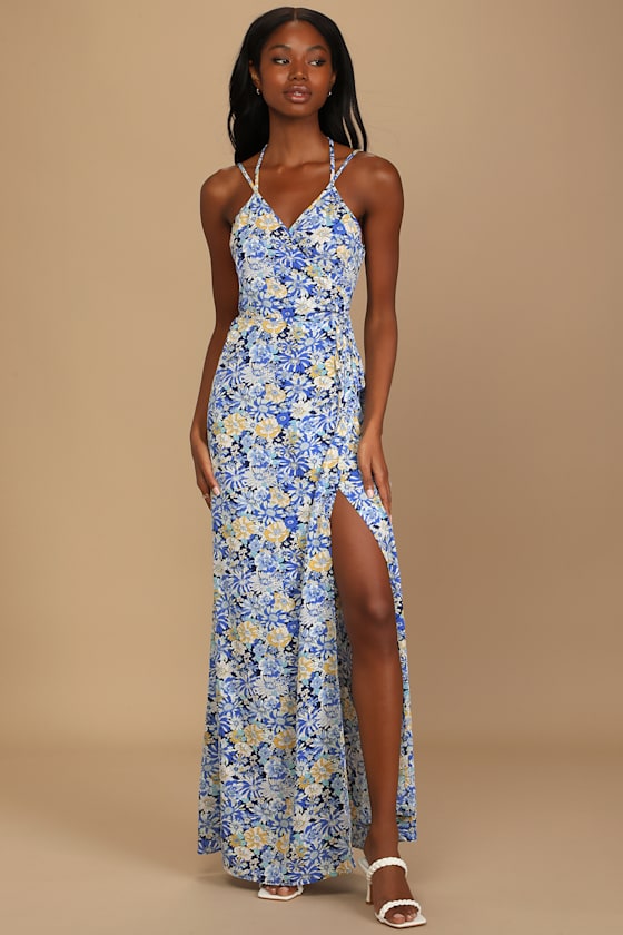lulus wrap maxi dress