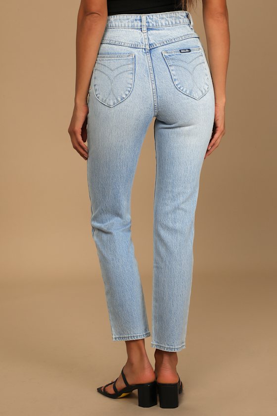 Rolla's Dusters Jeans - High-Waisted Jeans - Slim Denim